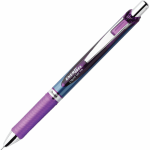 Pentel EnerGel RTX Liquid Gel Pen, Medium Point, 0.7 mm, Blue Barrel, Violet Ink