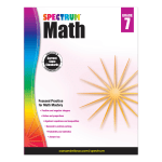 Carson-Dellosa Spectrum Math Workbook, Grade 7