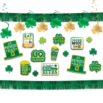 Amscan 244290 St. Patricks Day Bar Decorating Kit