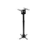 Optoma OCM815B - Mounting kit (pole mount) - for projector - black - ceiling mountable - for Optoma DS320, DS322, H190, HD28, HZ40, S336, UHD35, UHZ50, W400, X381, X400, ZU500, ZU720