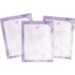 Barker Creek Designer Computer Paper, 8-1/2in x 11in, Purple Tie-Dye, 50 Sheets Per Pack, Case Of 3 Packs