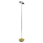 Koncept Royyo LED Floor Lamp, 45-1/2inH, Chrome Body/Honeydew Felt Base Plate