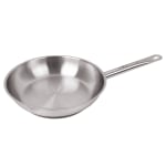 Vollrath Optio Stainless-Steel Fry Pan, 9 1/2in, Silver