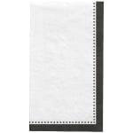 Amscan Premium Buffet Napkins, 7-3/4in x 4-1/2in, Jet Black