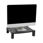 Mind Reader Adjustable Monitor Stand, 4inH x 13-1/4inW x 17-1/4inL , Black