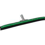 Unger AquaDozer 36in Heavy Duty Curved Floor Squeegee - 36in Rubber Blade36in Length - Heavy Duty, Durable, Sturdy - Black, Green - 6 / Carton