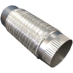 Builders Best 4in x 2ft Semi-Rigid Push-Fit Duct, Silver, BDB111564