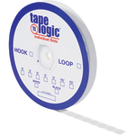 Tape Logic Sticky Back Loop Dots, 1/2in, White, Pack of 1400 Dots