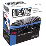 BlueCollar 30-gallon Drawstring Trash Bags - 30 gal Capacity - 30in Width x 34in Length - 1 mil (25 Micron) Thickness - Drawstring Closure - Black - 6/Carton - 40 Per Box - Garbage