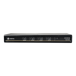 Avocent Vertiv Cybex SC800 Secure KVM - 4 Port - Secure Desktop KVM Switch (SC845 - 001 - Secure Desktop KVM Switches - Secure Desktop KVM Switches - Secure KVM Switch - Single Head - NIAP Certified - Secure Keyboard - 2 to 8 Port