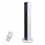 Optimus 1500-Watt Oscillating Tower Heater With Digital Temperature Control, 30in x 9in