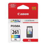 Canon CL-261XL Tri-Color High-Yield Ink Cartridge, 3724C001