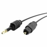 StarTech.com 10 ft Toslink to Miniplug Digital Audio Cable - Deliver high quality digital sound