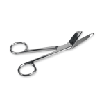 Medline Bandage Scissors, 7 1/4in, Stainless Steel, Pack of 50