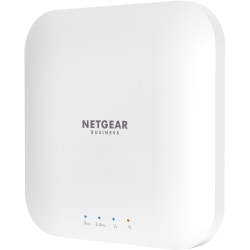 Netgear WAX214 Dual Band IEEE 802.11 a/b/g/n/ac/ax/e 1.76 Gbit/s Wireless Access Point - Indoor - 2.40 GHz, 5 GHz - 1 x Network (RJ-45) - Gigabit Ethernet - Ceiling Mountable, Wall Mountable