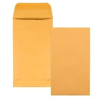 Quality Park #5 Coin Envelopes, Brown Kraft, Box Of 500