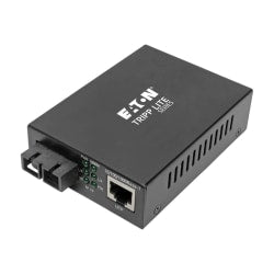 Tripp Lite Gigabit Multimode Fiber to Ethernet Media Converter, POE+ - 10/100/1000 SC, 1310 nm, 2 km (1.2 mi.) - Fiber media converter - GigE - 10Base-T, 100Base-TX, 1000Base-T - RJ-45 / SC multi-mode - up to 1.2 miles - 1310 nm