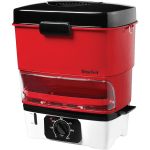 Starfrit 800W Electric Hot Dog Steamer, Red