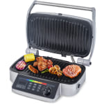 Commercial Chef 9-in-1 Contact Grill, 12-13/16inH x 15-7/16inW x 6inD, Black