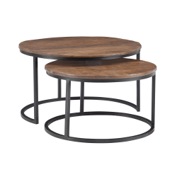 Flash Furniture Thompson End Table, 24inH x 23-1/2inW x 15-3/4inD, Charcoal