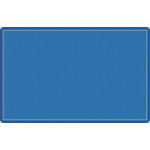 Flagship Carpets All Over Weave Area Rug, 7ft-1/2ft x 12ft, Blue