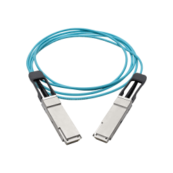 Tripp Lite QSFP+ to QSFP+ Active Optical Cable - 40Gb, AOC, M/M, Aqua, 2 m (6.6 ft.)