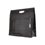 Mobile Edge Espresso Faux-Croc Case, Black