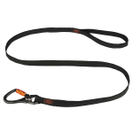 Ergodyne Squids 3129 Double-Locking Swivel Carabiner Tool Lanyards, 76in, Black, Pack Of 6 Tool Lanyards