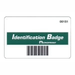 Acroprint timeQplus Barcode Badges, #TQ600, Numbered 16 - 50, 3in x 4in, Pack Of 35