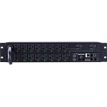 CyberPower PDU41003 Single Phase 100 - 120 VAC 30A Switched PDU - 16 Outlets, 12 ft, NEMA L5-30P, Horizontal, 2U, SNMP, 3YR Warranty