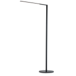 Koncept Lady7 LED Floor Lamp, 52-1/16inH, Metallic Black