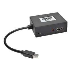 Tripp Lite 2-Port Mini DisplayPort to HDMI Multi-Stream Transport 4Kx2K @ 24/30Hz - Video splitter - 2 x HDMI + 1 x DisplayPort - desktop - TAA Compliant