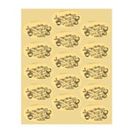 Great Papers! Holiday Foil Seals Variety Pack, 1in, Gold, Pack Of 60