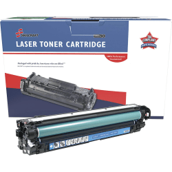 SKILCRAFT Remanufactured Laser Toner Cartridge - Alternative for HP 650A - Cyan - 1 Each - 15000 Pages