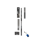 Tripp Lite 14.5kW 3-Phase Monitored PDU, LX Interface, 200/208/240V Outlets (42 C13/6 C19), LCD, IEC 309 60A Blue, 3m/10 ft. Cord, 0U 1.8m/70in. Height, TAA - Power distribution unit (rack-mountable) - 35 A - AC 200/208/240 V