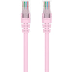 Belkin CAT6 Ethernet Patch Cable Snagless, RJ45, M/M - First End: 1 x RJ-45 Male Network - Second End: 1 x RJ-45 Male Network - 1 Gbit/s - Patch Cable - Gold Plated Connector - Gold Plated Contact - 24 AWG - Pink