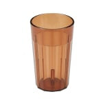 Cambro Newport Styrene Tumblers, 10 Oz, Amber, Pack Of 36 Tumblers