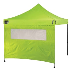 Ergodyne SHAX 6092 Heavy-Duty Pop-Up Tent Sidewall, Lime