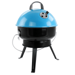 Gibson Home Fireblue Portable BBQ Grill, 21inH x 14-1/8inW x 14-1/8inD, Blue