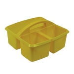 Romanoff Small Utility Caddies, 9 1/4inH x 9 1/4inW x 5 1/4inD, Yellow, Pack Of 6