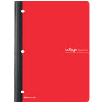 Office Depot Brand Composition Book, 8-1/2in x 11in, College Ruled, 80 Sheets, Red