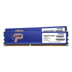 Patriot Signature Line - DDR3 - kit - 8 GB: 2 x 4 GB - DIMM 240-pin - 1600 MHz / PC3-12800 - CL9 - 1.5 V - unbuffered - non-ECC