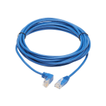 Tripp Lite Cat6 Ethernet Cable Down Right Angled Slim Molded M/M Blue 20ft - - 28 AWG - Blue