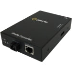 Perle S-1000-S1SC10U Gigabit Ethernet Stand-Alone Media Converter - 1 x Network (RJ-45) - 1 x SC Ports - 1000Base-T, 1000Base-BX - 6.21 Mile - External, Rack-mountable, Rail-mountable, Wall Mountable