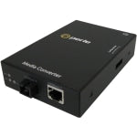 Perle S-1000-S1SC10D Gigabit Ethernet Stand-Alone Media Converter - 1 x Network (RJ-45) - 1 x SC Ports - 1000Base-T, 1000Base-BX - 6.21 Mile - External, Rack-mountable, Rail-mountable, Wall Mountable