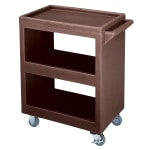 Cambro BC225 Bus Cart, 32-1/4inH x 28inW x 16inD, Dark Brown