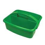 Romanoff Products Large Utility Caddy, 6 3/4inH x 11 1/4inW x 12 3/4inD, Green, Pack Of 3