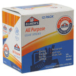 Elmers All-Purpose Glue Sticks, 0.21 Oz, Pack Of 12