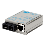 Omnitron miConverter S/FXT - Fiber media converter - 100Mb LAN - 10Base-T, 100Base-FX, 100Base-TX, 1000Base-T - SFP (mini-GBIC) / RJ-45