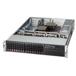 Supermicro SuperChassis 213A-R740WB - Rack-mountable - Black - 2U - 20 x Bay - 3 x 3.15in x Fan(s) Installed - 2 x 740 W - Power Supply Installed - ATX, EATX Motherboard Supported - 3 x External 5.25in Bay - 17 x External 2.5in Bay - 7x Slot(s)